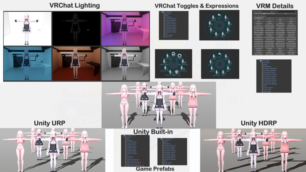 オリジナル3Dモデル"Inori"