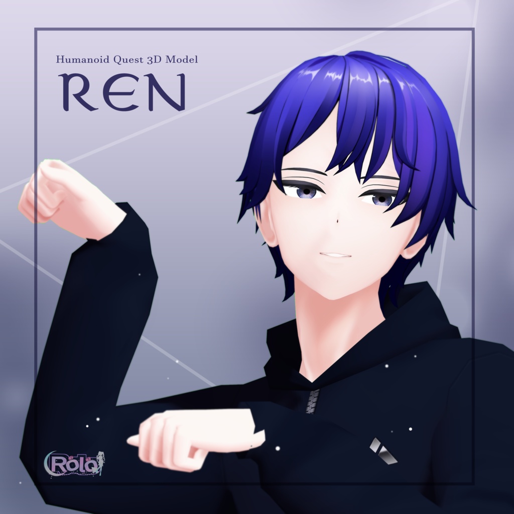 "Ren"【Mobile/PC対応 オリジナル3Dモデル】