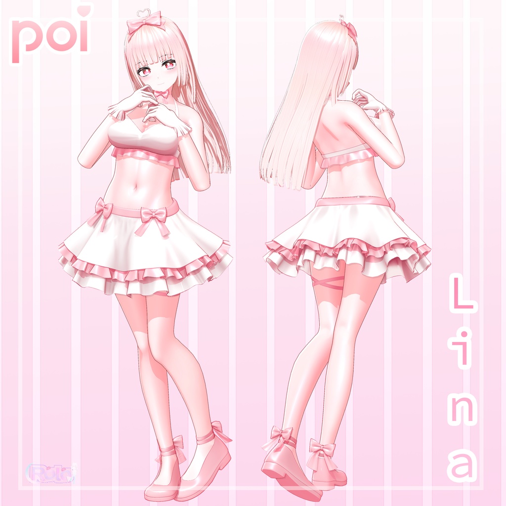 オリジナル3Dモデル"Lina"