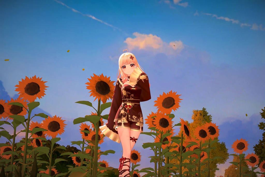 オリジナル3Dモデル"Mei"