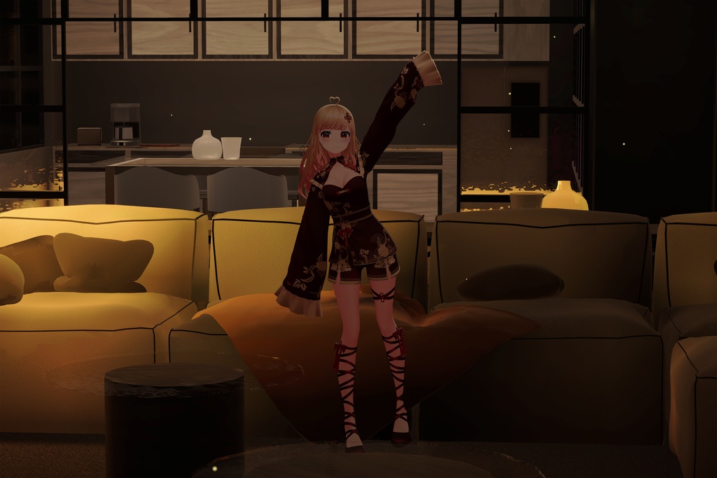 オリジナル3Dモデル"Mei"