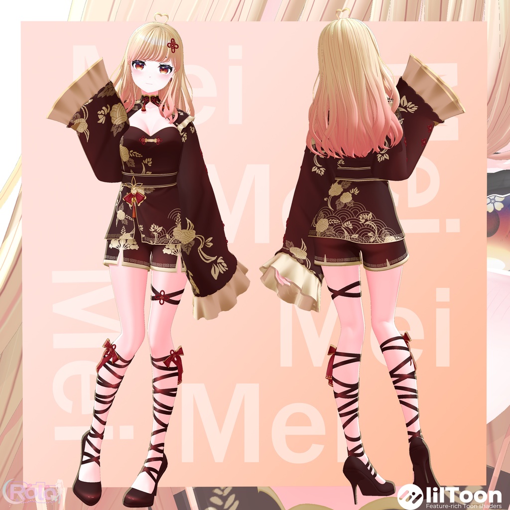 オリジナル3Dモデル"Mei"