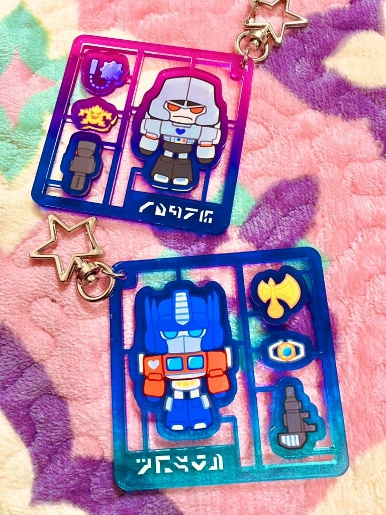 【受注生産】プラモ風アクキー4種類