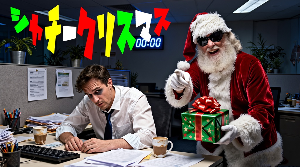 シャチークリスマス