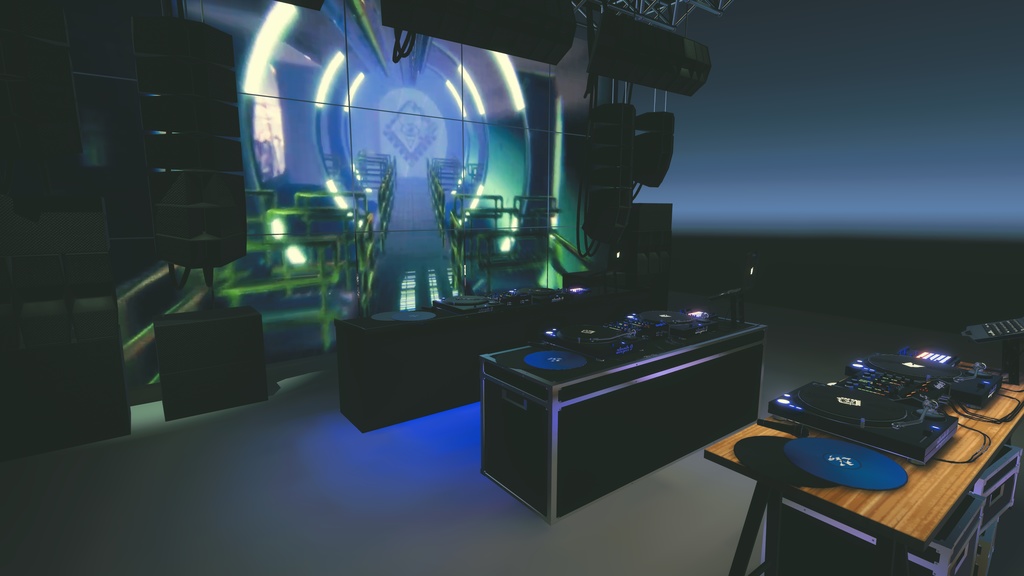 VDJ R-2100 [DJ booth] - aleph 9 - BOOTH
