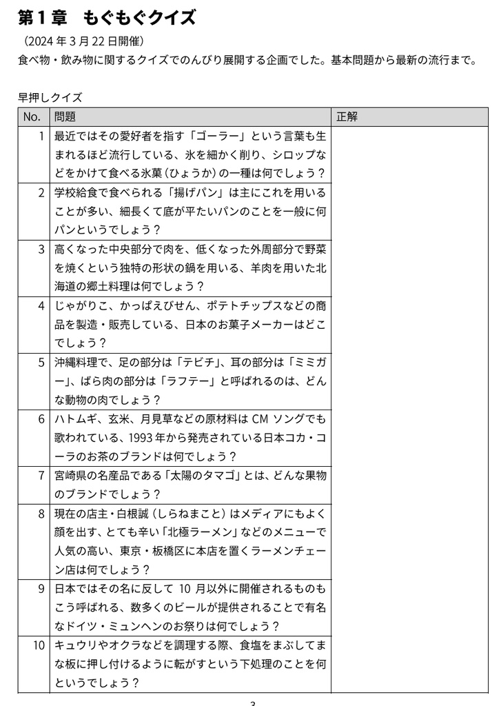 ぶんかぶ問題集2024①