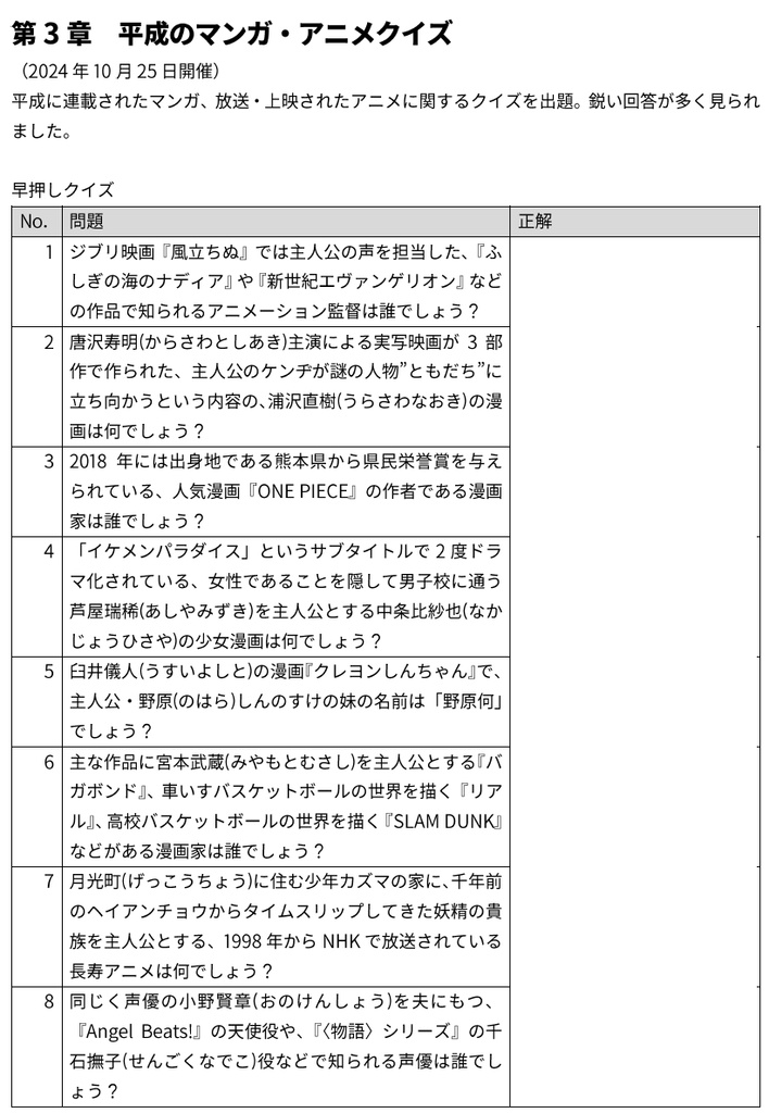 ぶんかぶ問題集2024②