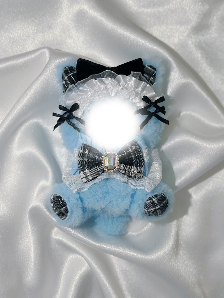 おすわり ぬい服 ♡ blue×black ♡