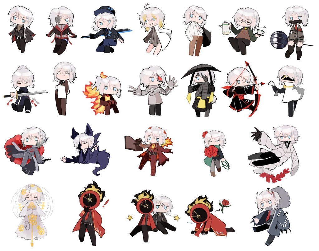 【LCB】ファウストいっぱい フレークシール