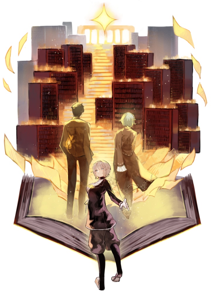 【LCB】総記の階司書補 ファウスト アクリルジオラマ