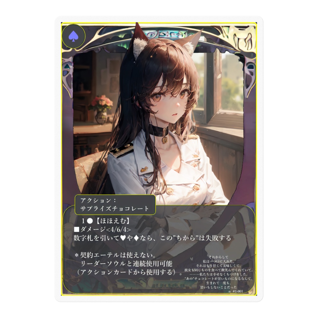 ”チョコレート”が甘いものになった瞬間【TCGステッカー】