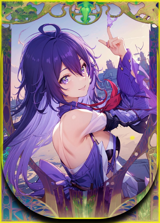 new : スターレイル『地上へ出たゼーレ』SR召喚【カードステッカー】