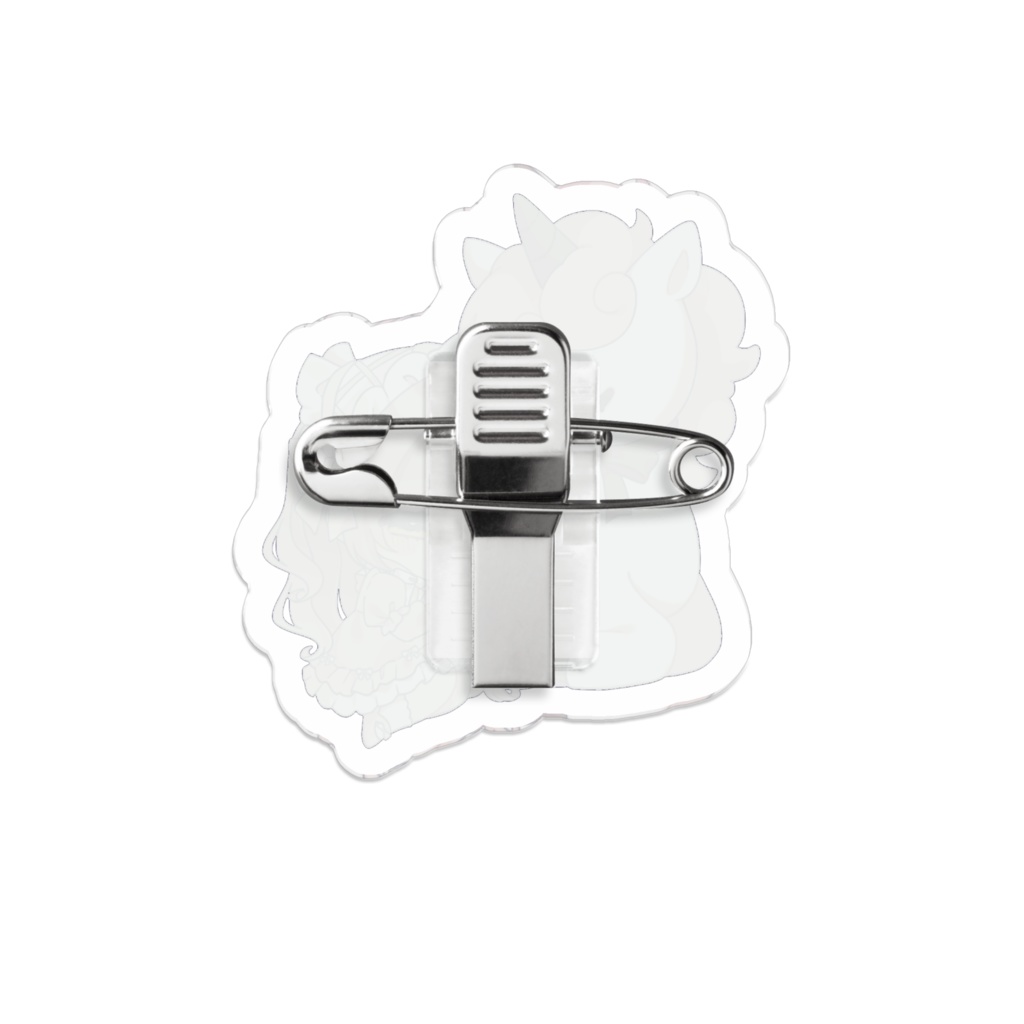 5周年記念(午年なのでユニコーンさんと一緒)アクリルバッジ