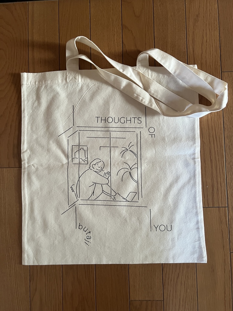 「Thoughts of You」トートバッグ