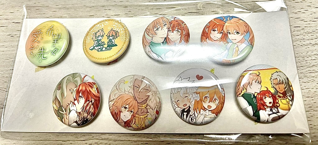 缶バッヂ全8種セット_ロマぐだ♀ソロぐだ♀プチオンリー