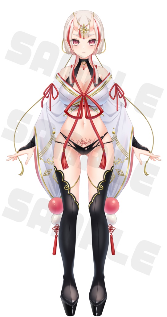 【汎用Live2D モデル】鬼娘