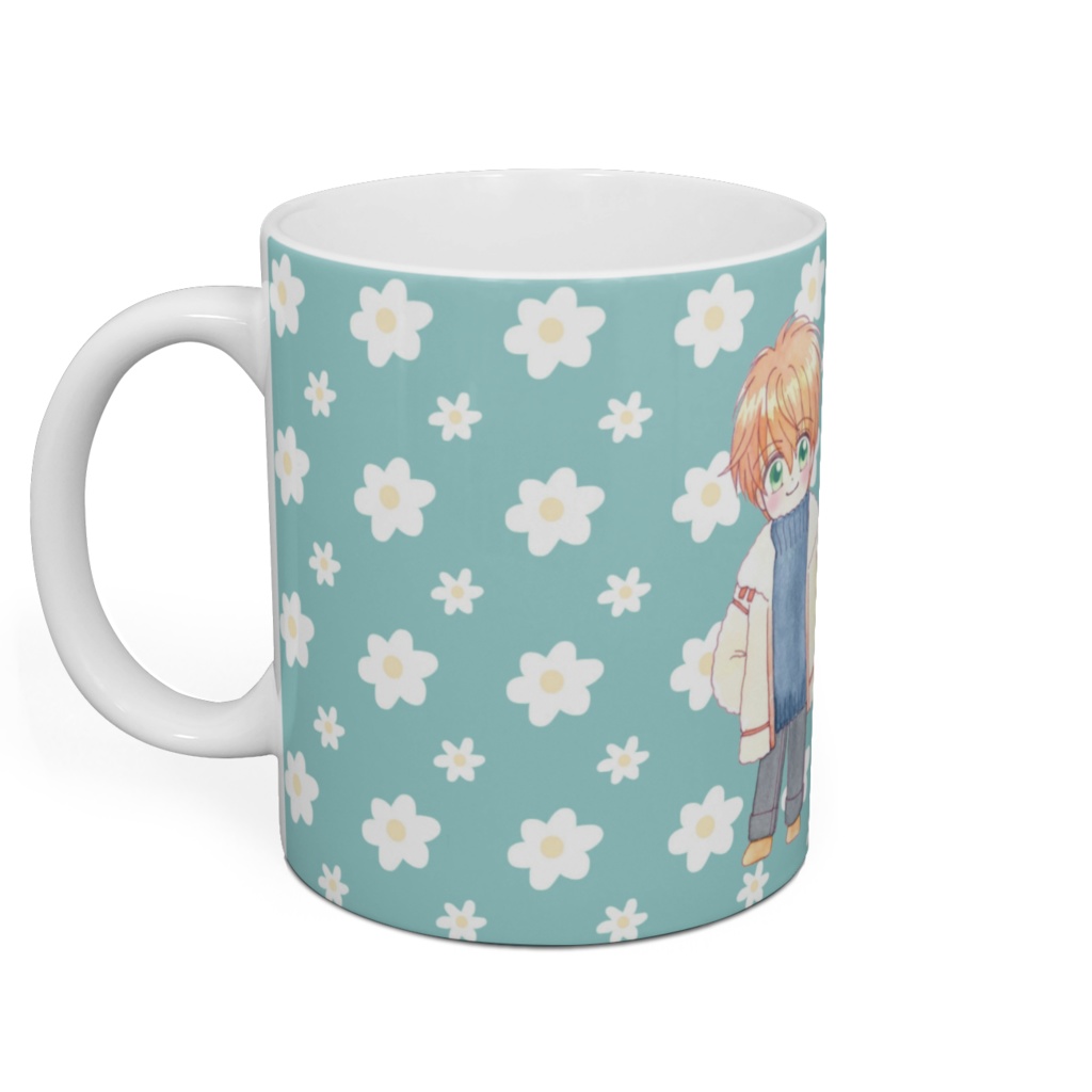 デートマグカップ ブルー