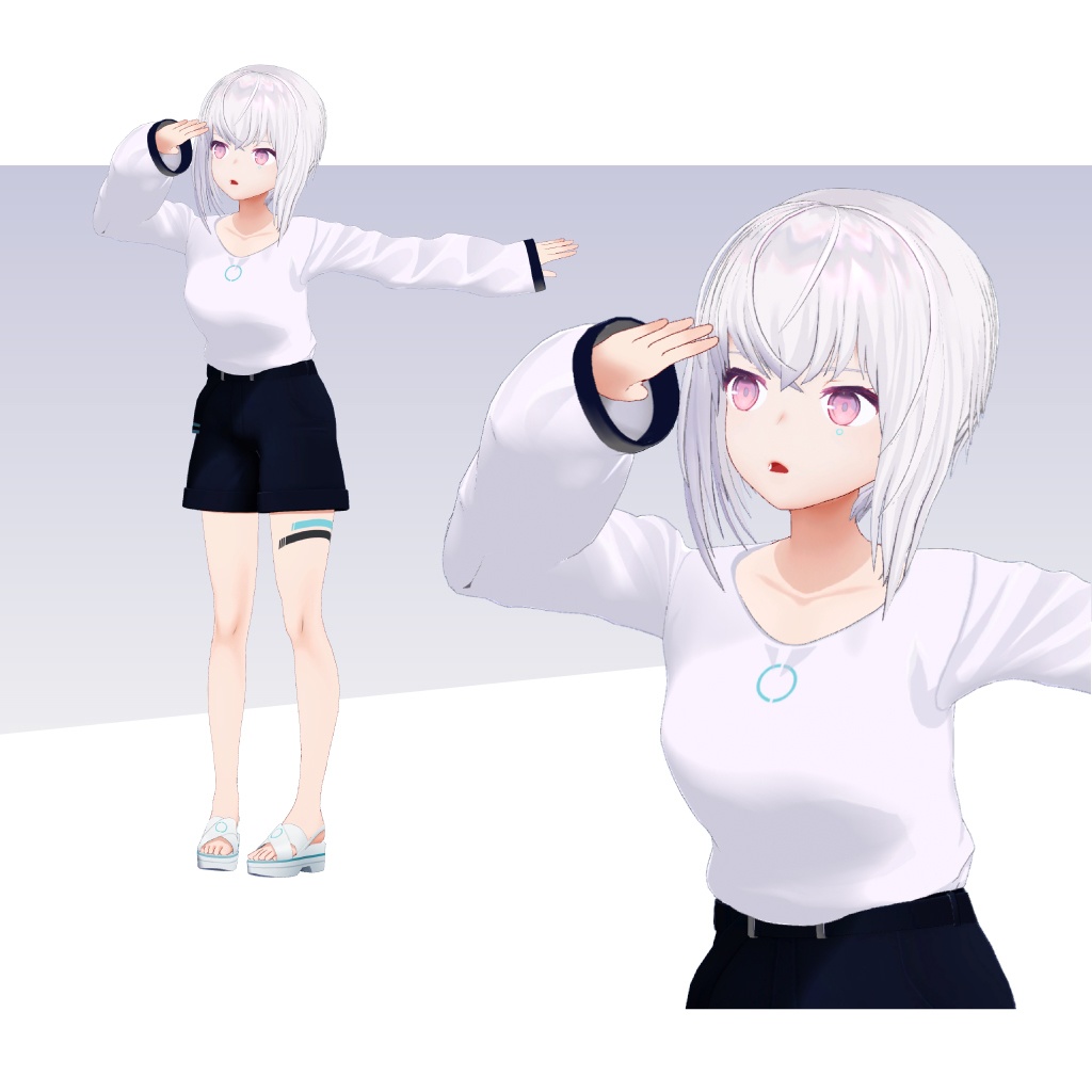 公式3Dモデル「紡ネン クローン版」