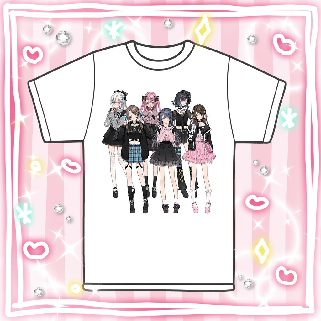 【MOKUROKU】2周年記念グッズ【アクリルスタンド・チェキ風ポストカード・Tシャツ】