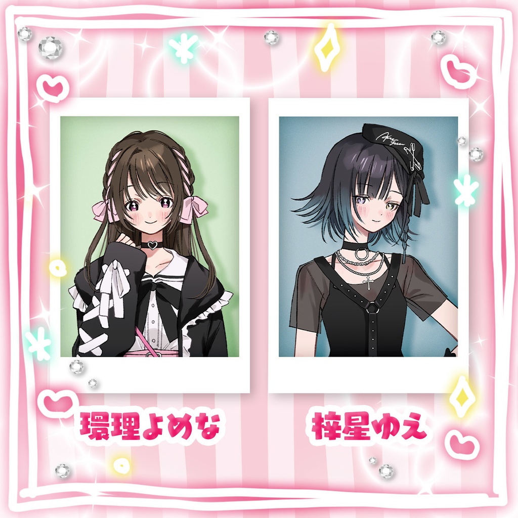 【MOKUROKU】2周年記念グッズ【アクリルスタンド・チェキ風ポストカード・Tシャツ】