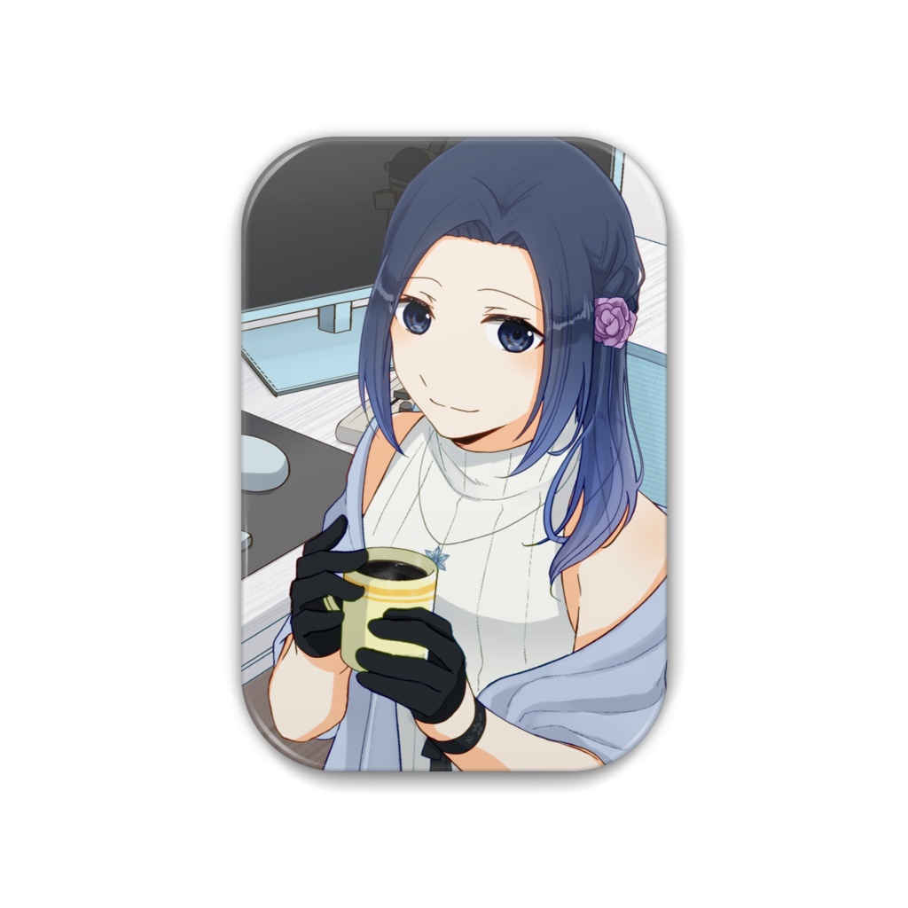 【常設】雪代莉々華 ビジュアル缶バッジ B
