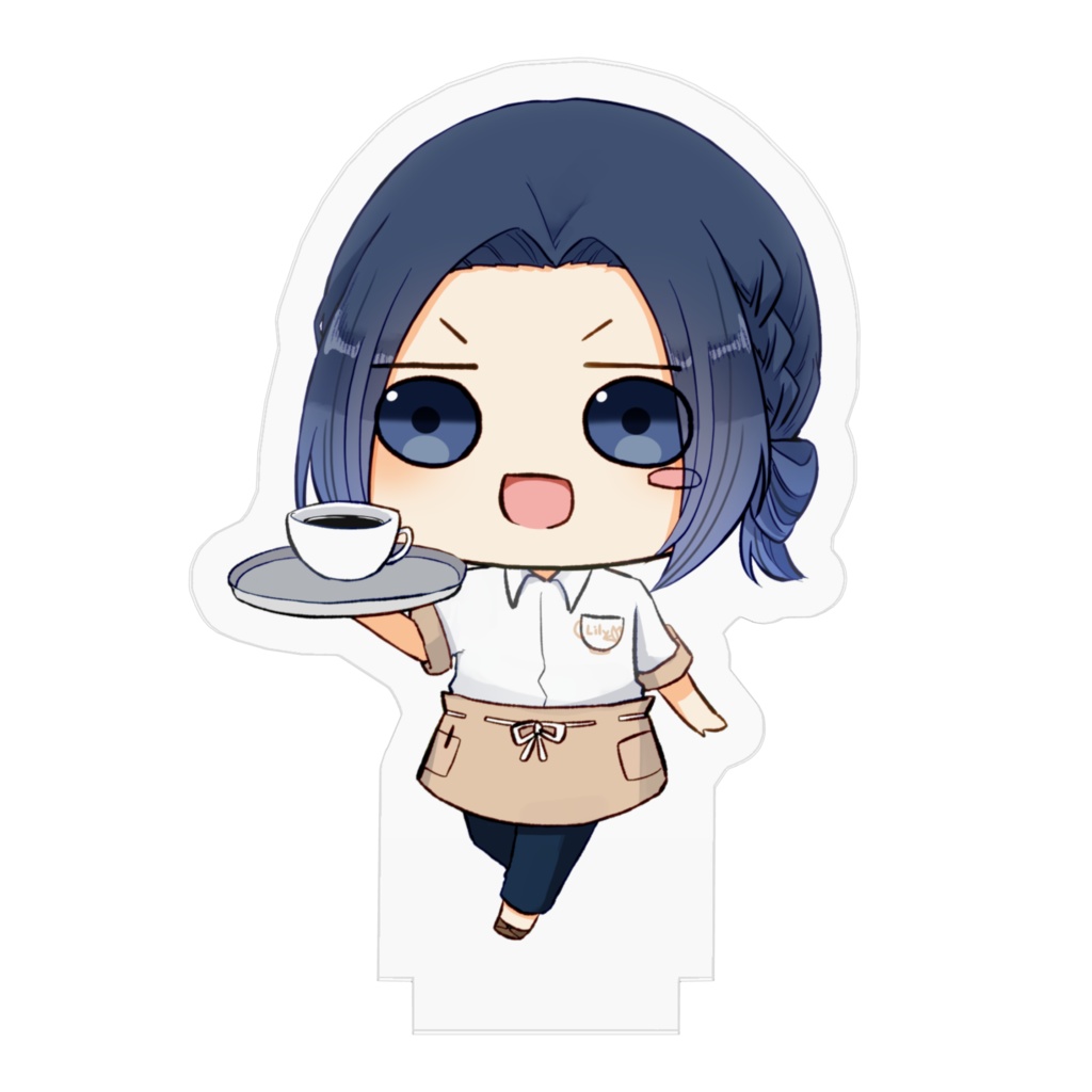 【常設】雪代莉々華 アクリルスタンド(カフェ衣装)