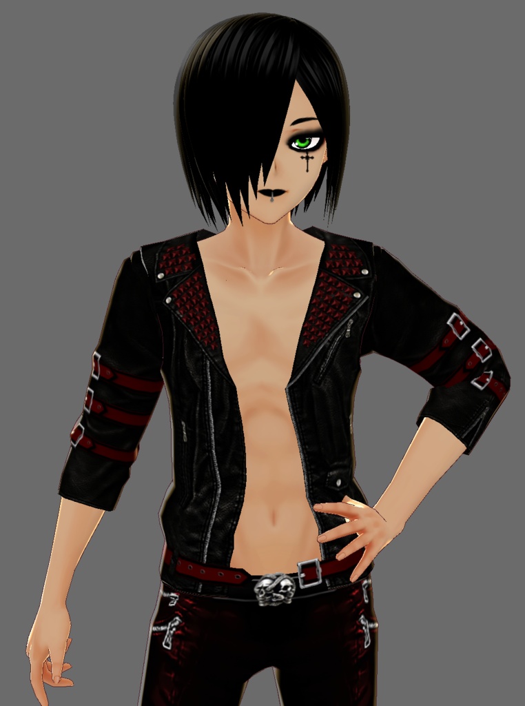 Red and Black Leather Slipknot Jacket