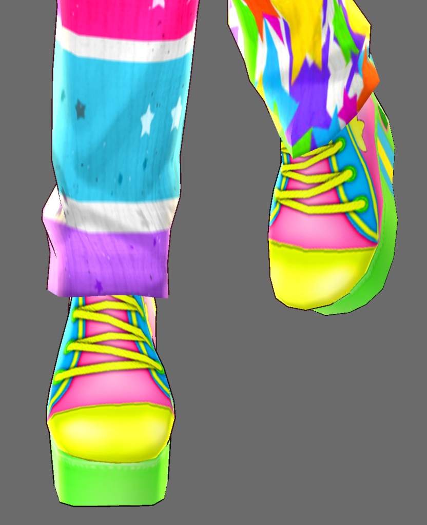 Colorful Rave Shoes