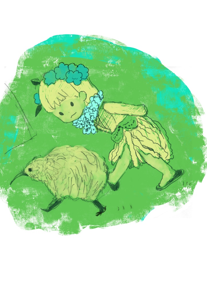 キーウィ ポストカード