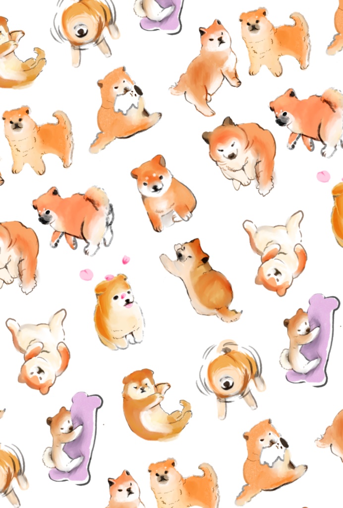 もふしばいっぱいポスカ