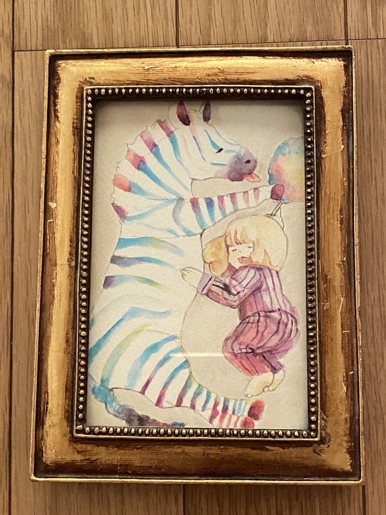 原画『ルーシーとモモ』