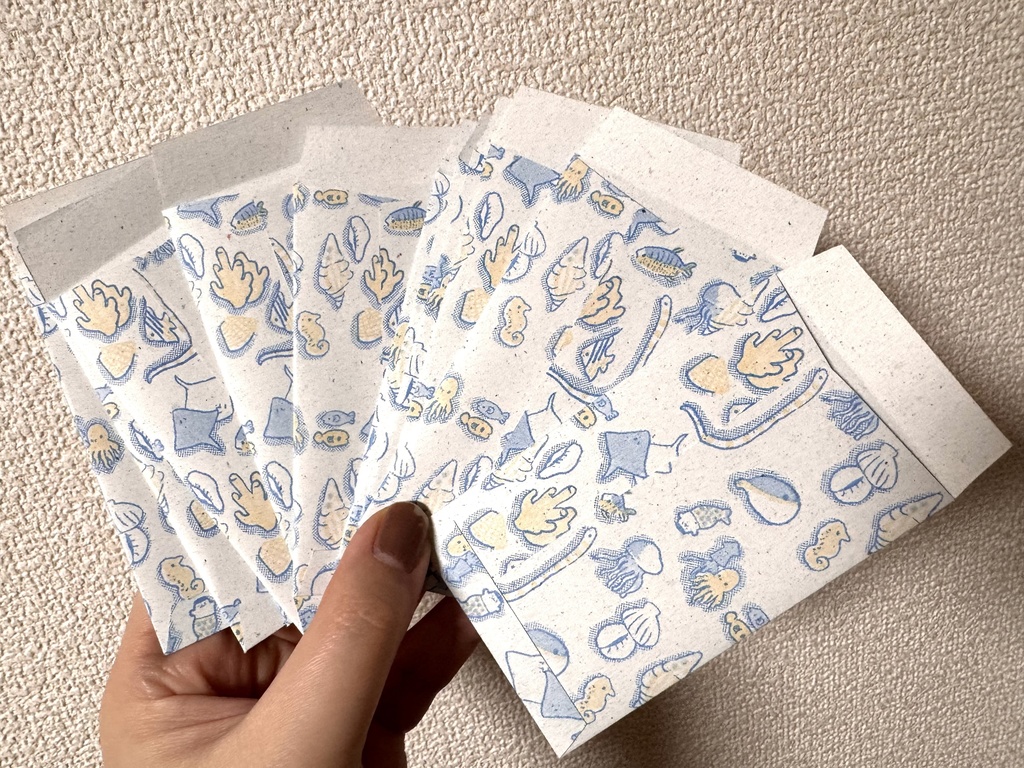 海の生き物ぽち袋セット