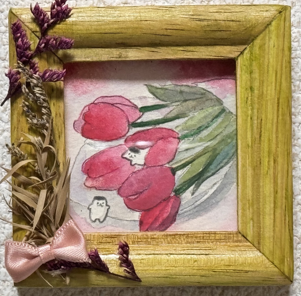 【ミニ原画】チューリップ