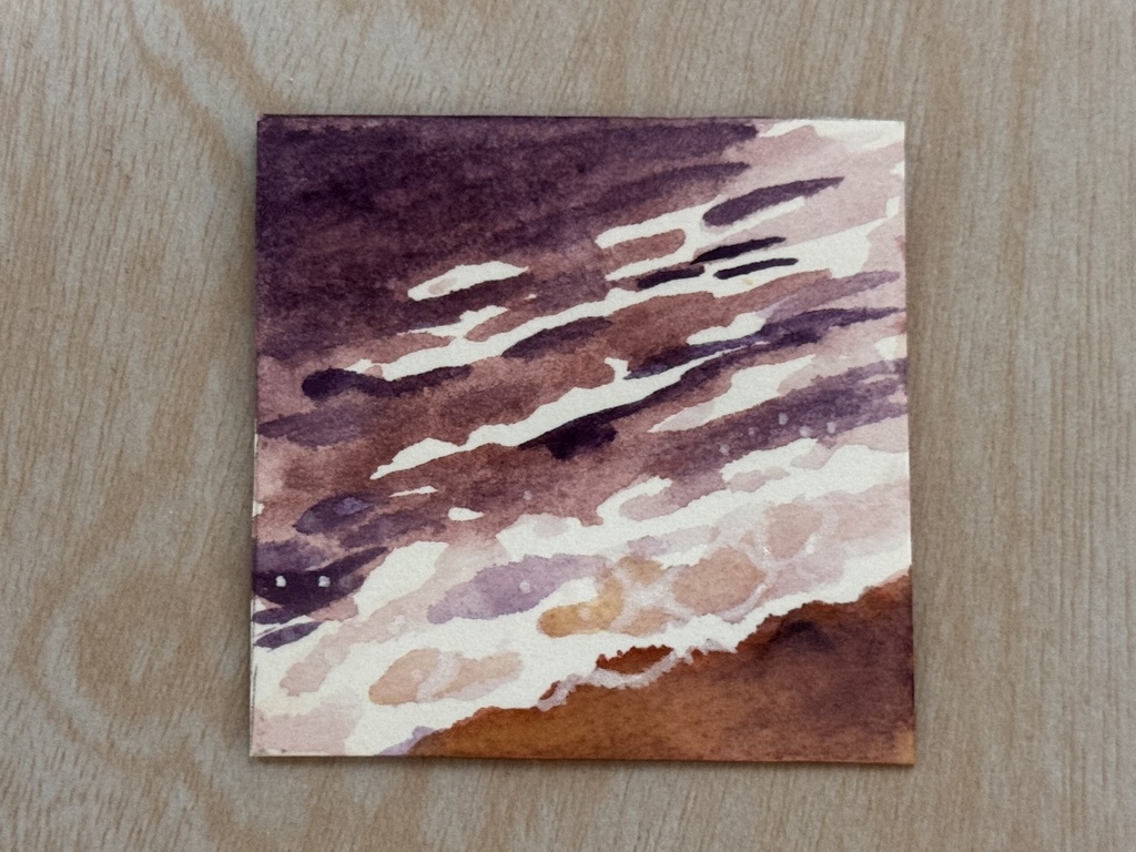 【ミニ原画】サンセット・ビーチ