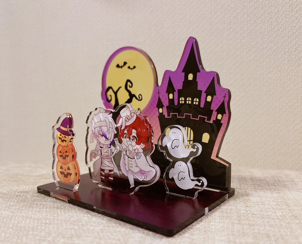 月寿ジオラマスタンド(ハロウィン)