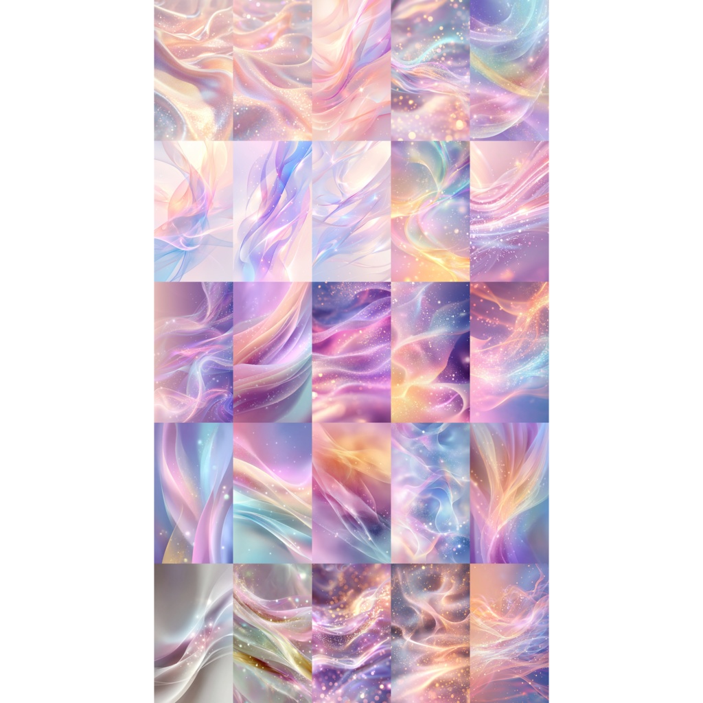 【限定販売】【背景素材】セット販売/単品販売「幻想的夜空/曼荼羅/パステル波紋」