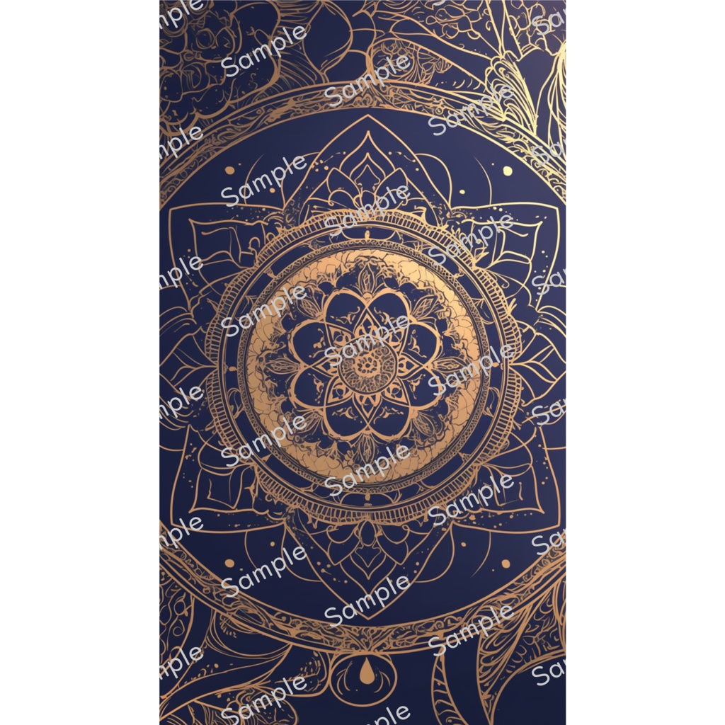 【限定販売】【背景素材】セット販売/単品販売「幻想的夜空/曼荼羅/パステル波紋」