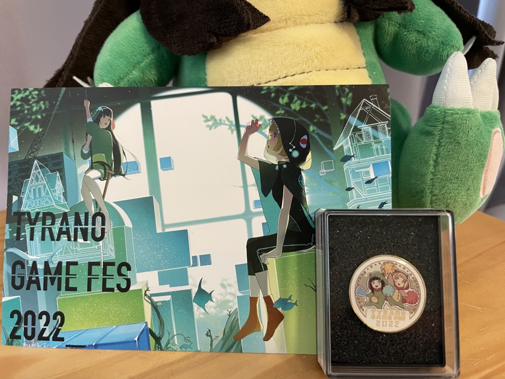 ティラノフェス2022『応援スポンサー』バッジ