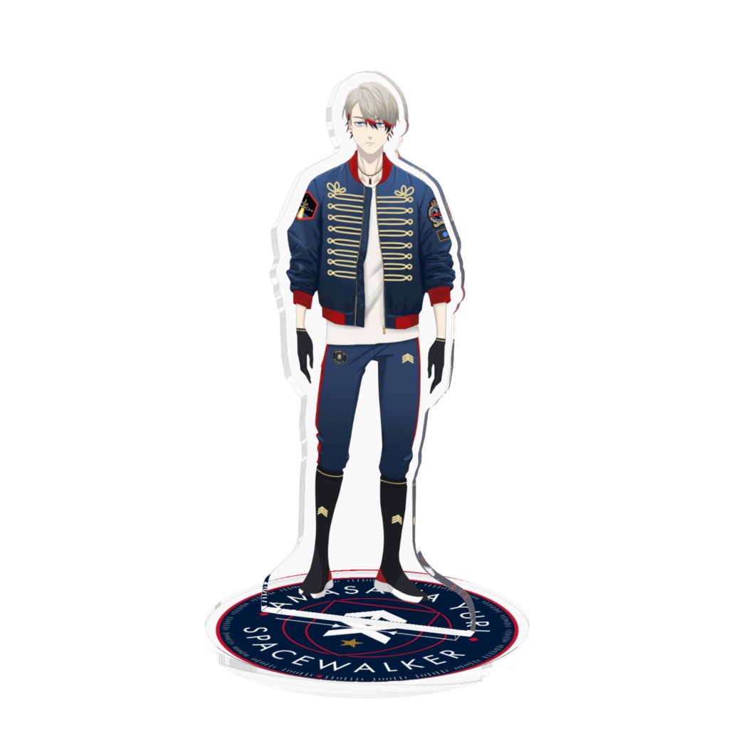 天沢・ユーリ・スペースウォーカー 立ち絵 アクリルスタンド 100x100mm