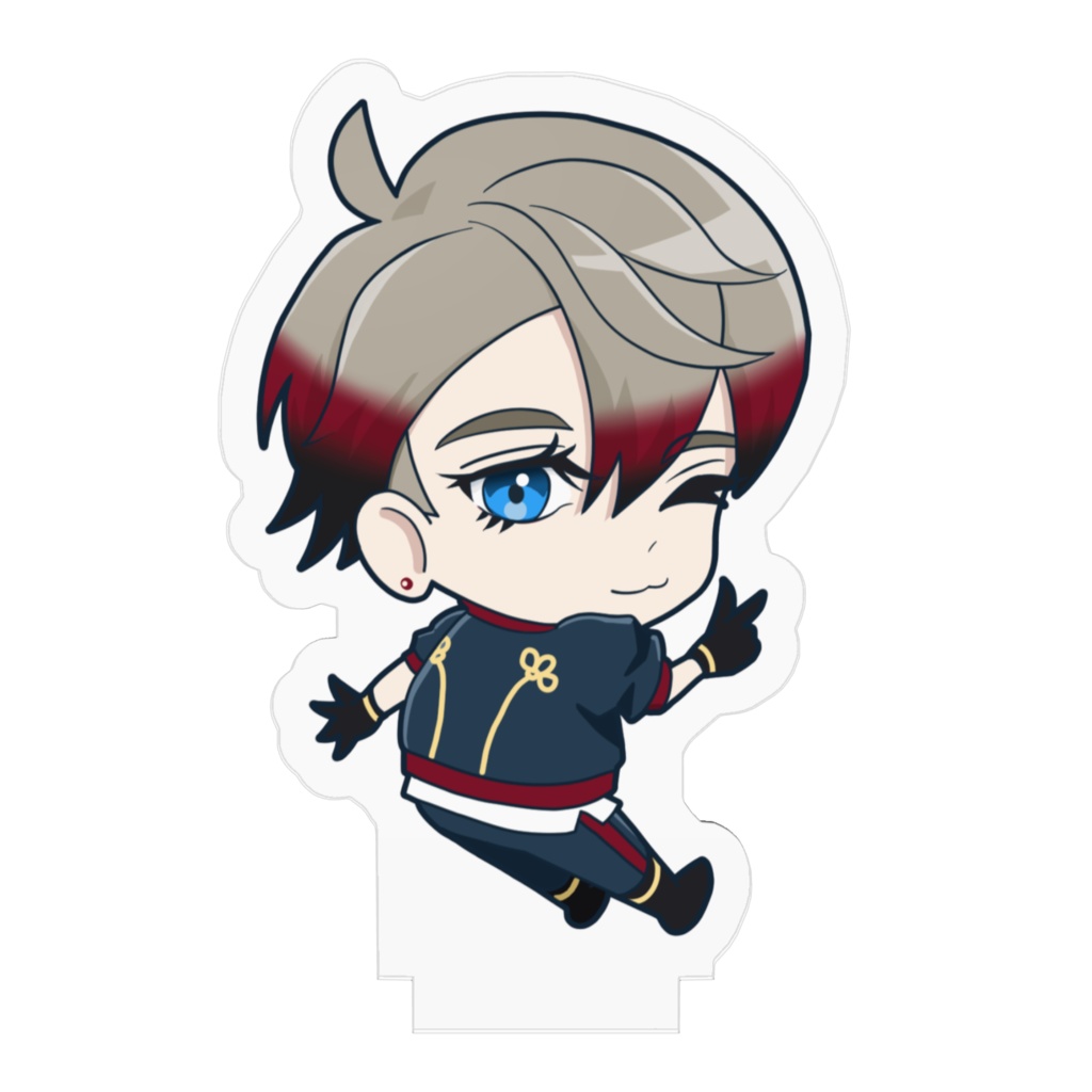 天沢・ユーリ・スペースウォーカー ちびキャラ アクリルスタンド 50x50mm