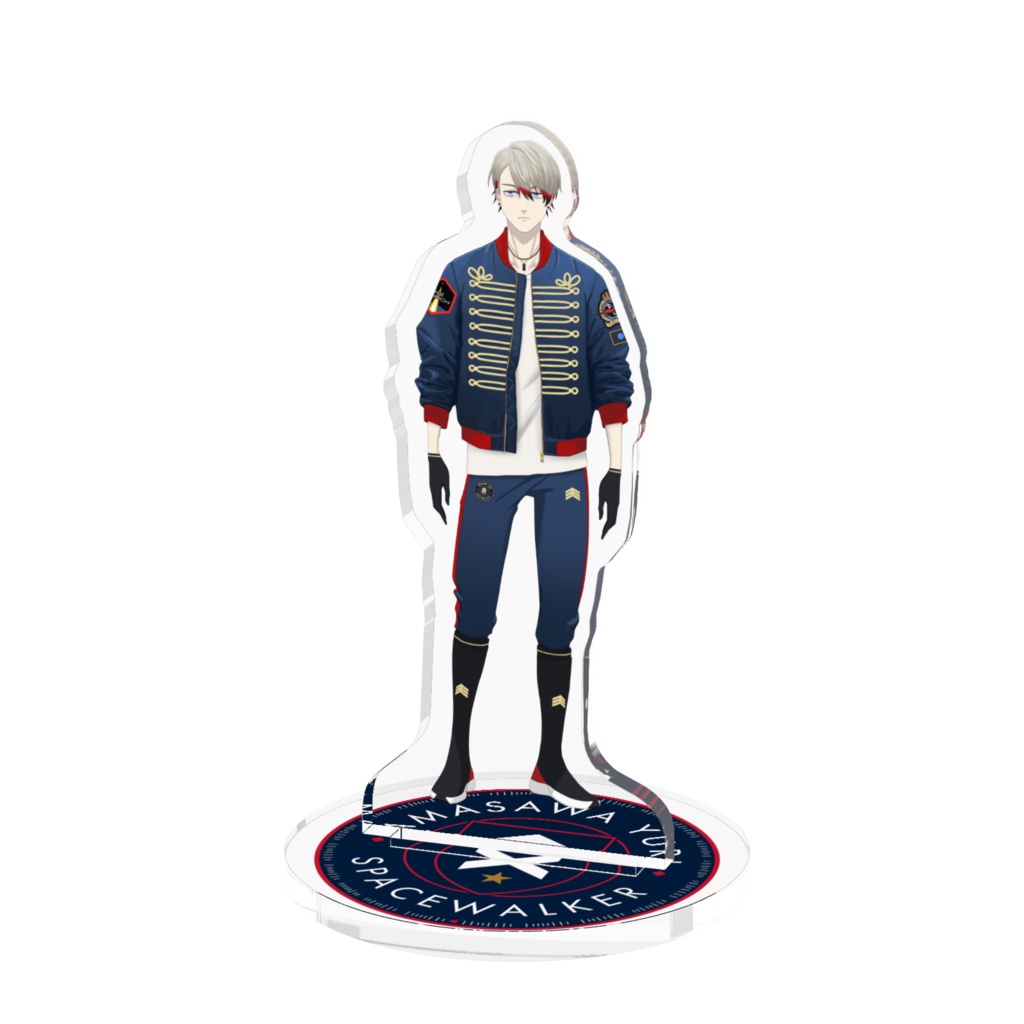 天沢・ユーリ・スペースウォーカー 立ち絵 アクリルスタンド 70x70mm