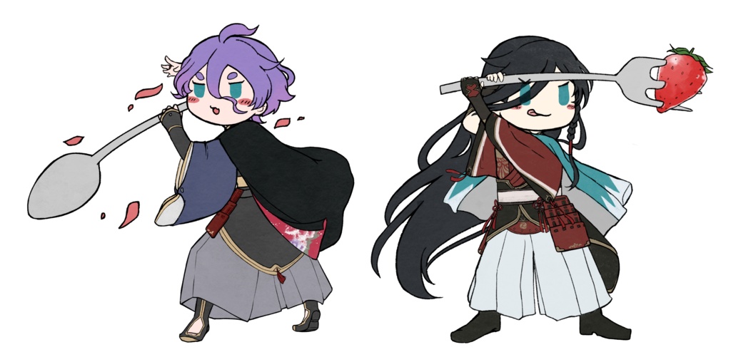 【セット】ちび兼定(戦闘)アクリルスタンド(キーホルダー)