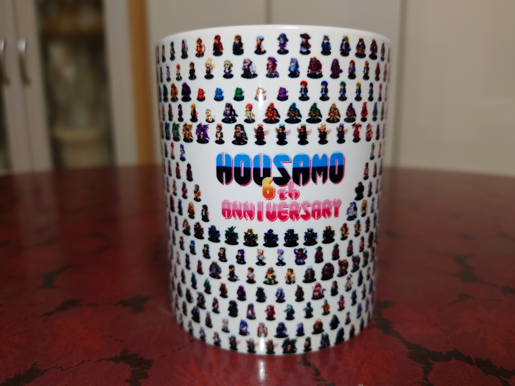 放サモ6周年記念ドットマグカップ