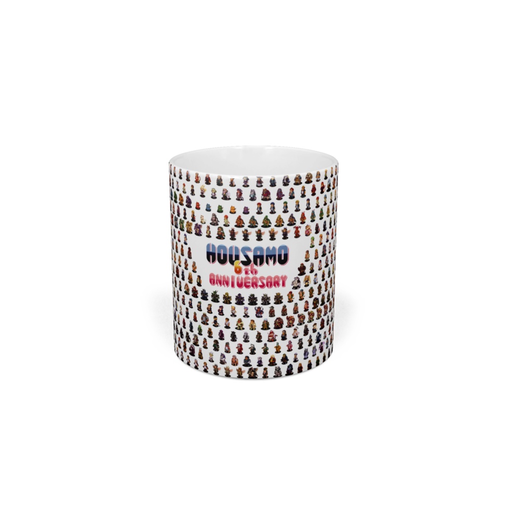 放サモ6周年記念ドットマグカップ