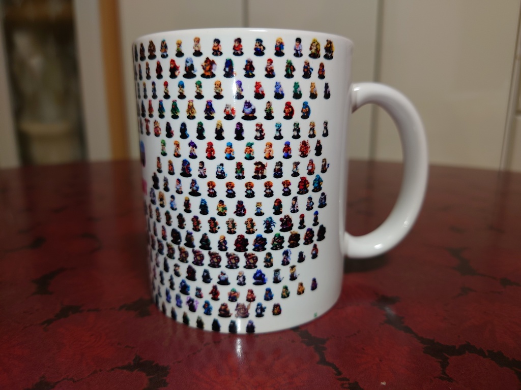 放サモ6周年記念ドットマグカップ