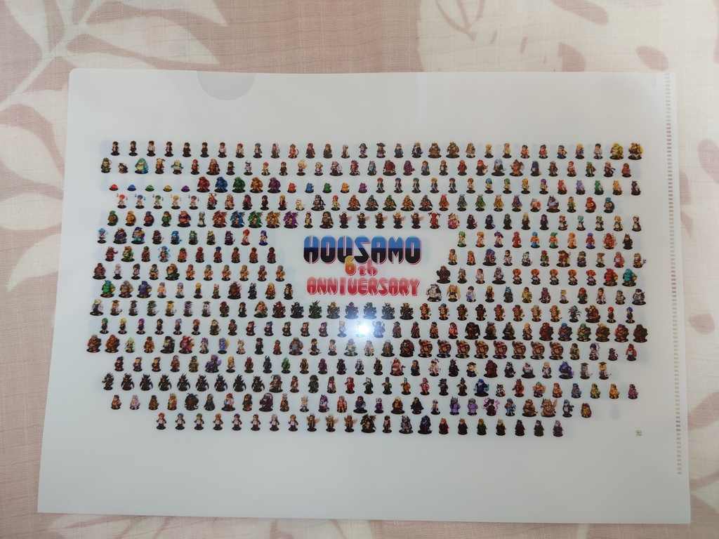 放サモ6周年記念ドットクリアファイル