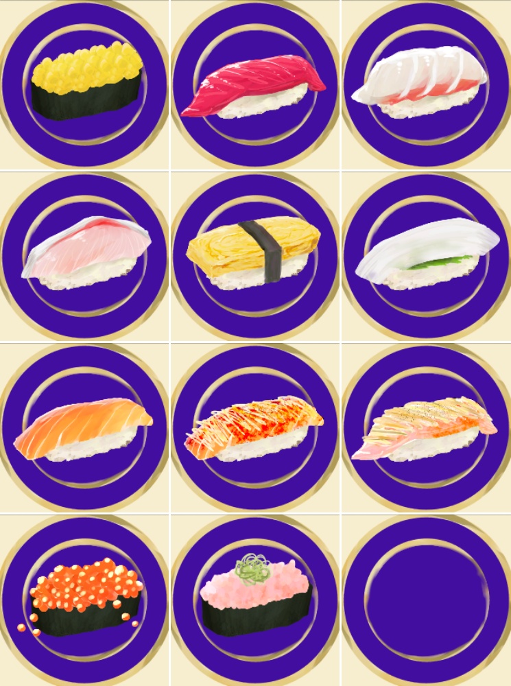 寿司アイコン素材