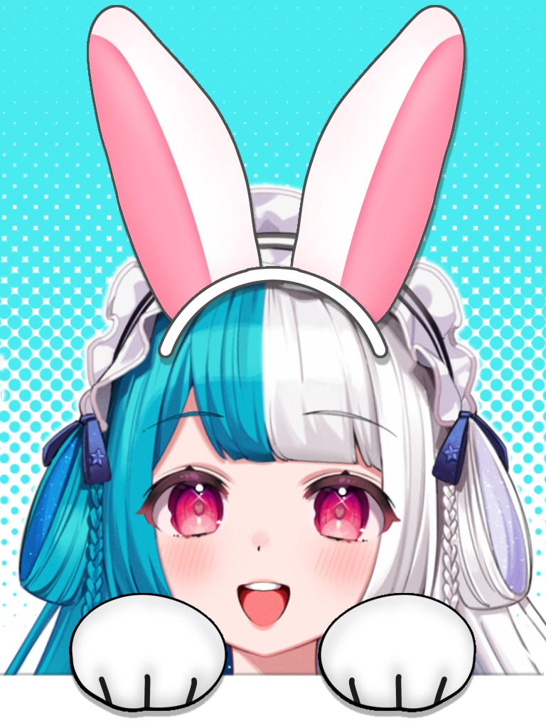 🎩🐰イースターうさぎ素材🥚🎩