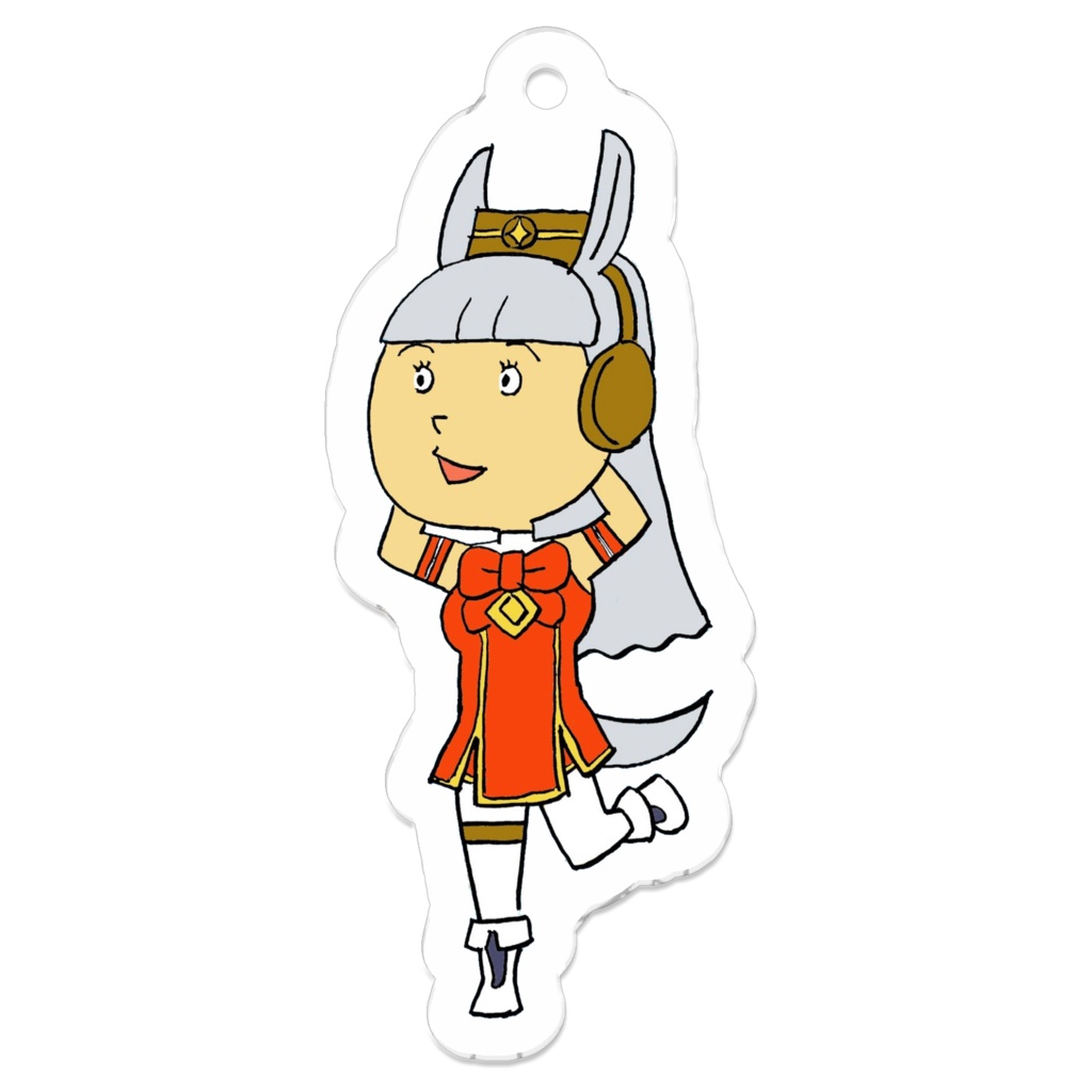 サ〇エさん風ゴルシ キーホルダー50
