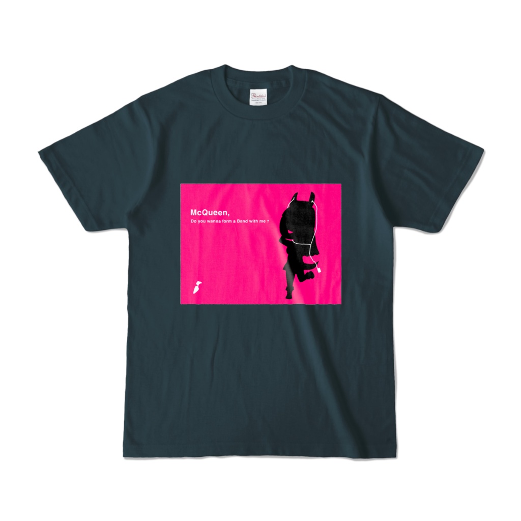 サザ〇さん風ゴルシ Tシャツ(某リンゴ風)